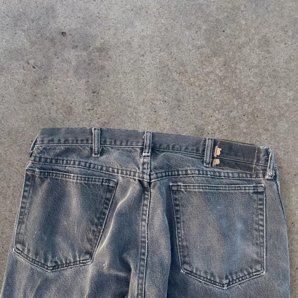 Other - Vintage Wrangler Black Faded Distressed Denim Jeans Skater Mens 35x28 Y2K 2000s‎